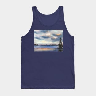 Mist on the Lake Before Dawn Tank Top